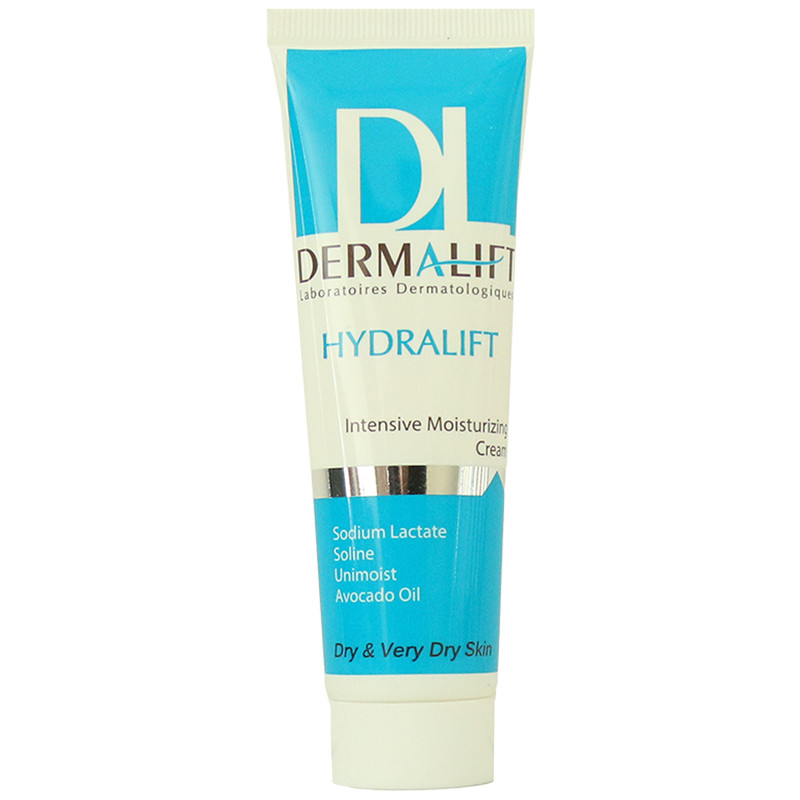 کرم مرطوب‌ کننده صورت درمالیفت مدل Hydralift Intensive مناسب پوست خشک حجم 50 میلی‌ لیتر
